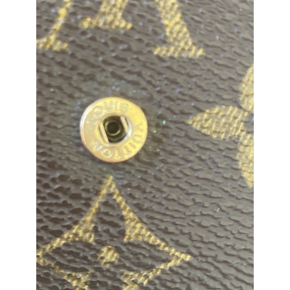 Louis Vuitton Monogram Elise Double Snap Wallet Trifold French Wallet VTG Rehab - Picture 11 of 11